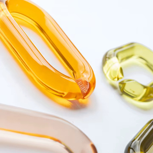 Jarrón de pared con cadena de madera, decoración para el hogar, diseño Art Deco, color personalizado, para bodas - Product Image 1