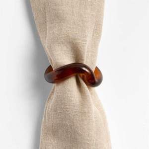 Stylish Marble Style <b>Resin</b> Napkin <b>Ring</b> For Contemporary Dining Room Decoration And Luxury Table Presentation - Product Image 1