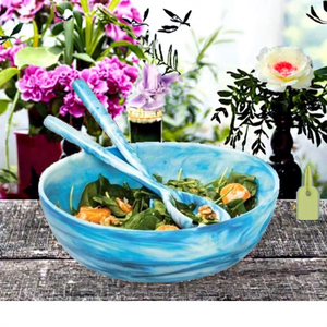 ชามเซรามิกขัดเงาสีขาวและหลากสีแบบทันสมัยรักษ์โลกสำหรับใส่ก๋วยเตี๋ยวและสลัดสำหรับงานปาร์ตี้-ขายส่ง - Product Image 2