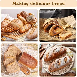 ตะกร้าสำหรับพักแป้งขนมปังพร้อมผ้ารอง คุณภาพส่งออก รับผลิตแบบ OEM ODM สีและขนาดตามสั่ง - Product Image 3