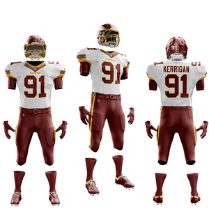 Maillots de football américain personnalisés, maillots d'entraînement de football américain vierges, uniformes de football américain pour jeunes - Product Image 1