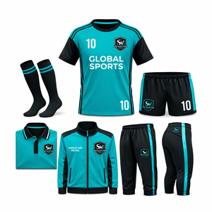 2026-27 Custom Soccer Uniform Set Yellow Green Sublimated Jersey <b>Shorts</b> Socks Tracksuit All Seasons Adult Unisex Moisture Wickin - Product Image 2