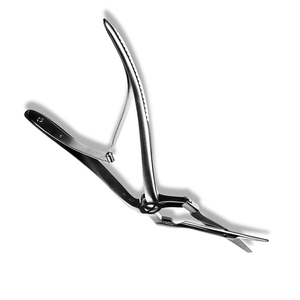 Ciseaux à septum ENT 180 mm, manuels, à double action, avec lames dentelées de 38 mm pour interventions chirurgicales nasales - Product Image 5