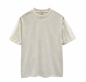 T-shirt en coton pour homme, manches courtes, col rond, décontracté, avec imprimé montagne au dos, coupe classique, tissu jersey respirant - Product Image 4