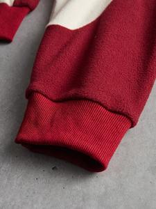 Wholesale Men's Streetwear Style Sweat Suits Custom Panel <b>Embroidery</b> <b>Set</b> Polar-fleece Zip Up Hoodie Sweatpants Tracksuits OEM - Product Image 6