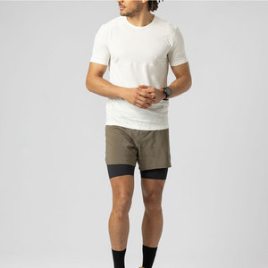 Shorts hybrides sur mesure pour hommes, nouvelle conception, shorts d'entraînement hybrides en spandex et polyester pour hommes - Product Image 1