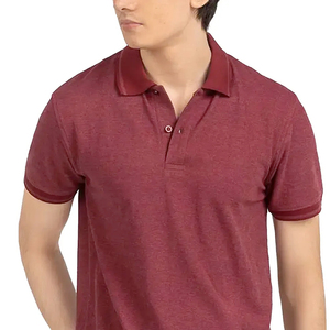 Polo slim fit, style moderne, tissu extensible, tendance, tissu doux, manches courtes. - Product Image 6