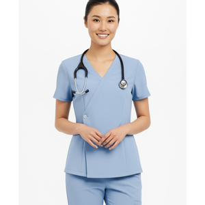 Conjunto de Uniformes Médicos Unisex con Cierre Lateral, Uniforme Moderno para el Cuidado de la Salud, Fabricante OEM - Product Image 1
