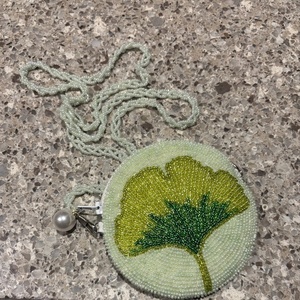 <b>Small</b> Mini Handmade Beaded Cupcake Coin <b>Purse</b> with Zipper Closure DIY Finished Product Cute pouch Handmade pouch at best price - Product Image 6