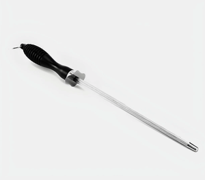 Aiguiseur de couteaux professionnel LEGACY en acier au carbone de qualité supérieure avec manche en céramique, écologique et fait main pour la cuisine - Product Image 4