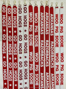 Sangle de sac perlée à la main personnalisée sangle de sac à main brodée en gros bandoulière personnalisée en perles de rocaille de l'équipe de Gameday College - Product Image 2