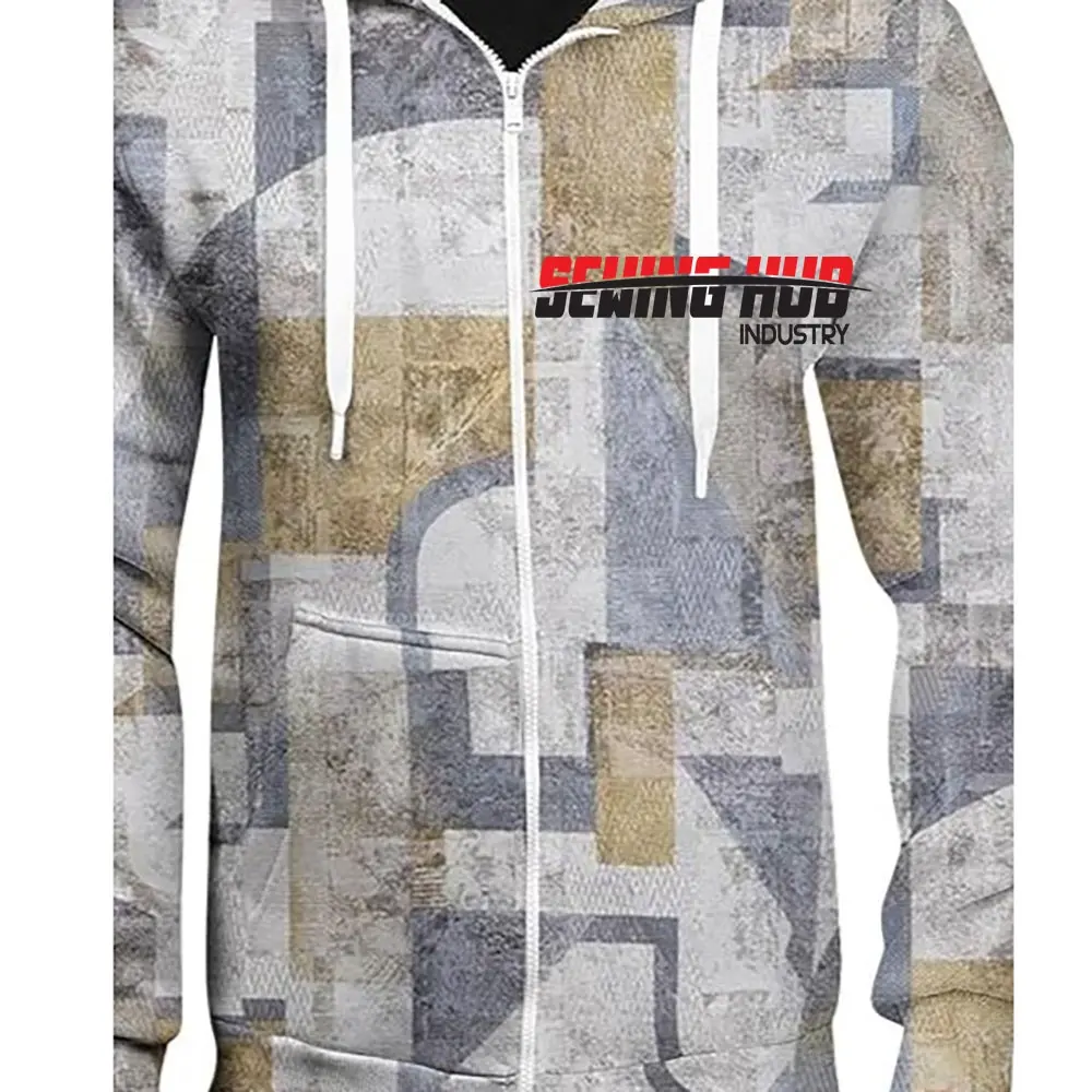 Wholesale zipper for men and kids wear Wholesale Custom Sublimation High Quality Blank Ice Men's Hoodie Sweatshirt