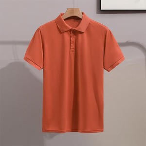 Camiseta polo de manga corta con cuello de solapa, diseño de bordado con logotipo personalizado OEM, de alta gama, ligera, estilo empresarial, ajustada, para verano. - Product Image 5