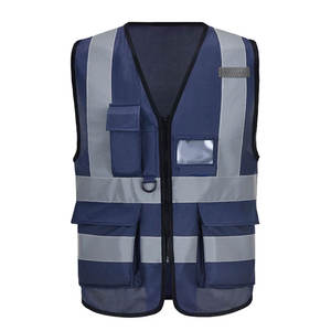 Nouveau Gilet de Sécurité Réfléchissant ANSI Classe 1 2026 avec Logo, Étanche, LED Clignotante, Multi-Poches, pour Photographie et Vêtements de Travail – Couleurs Variées - Product Image 5