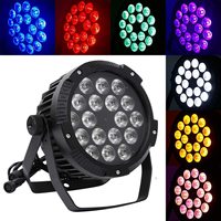 Présentez les événements architecturaux 18*18W imperméable extérieur 18x18W RGBWA + les lumières plates minces UV 6in1 LED de pair IP65