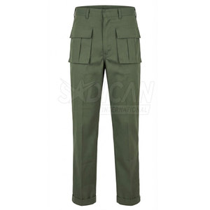 Uniforme de gardien de sécurité avec plusieurs poches de rangement, fermeture à boutons sur le devant, tissu durable en polyester/coton, design unisexe - Product Image 5