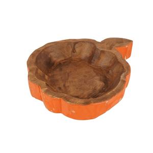 Vente chaude : Bols à pâte en bois en gros - Bols à pâte en bois rustique brun style ferme, bol à pâte en bois pour bougie, fabriqué au Vietnam - Product Image 1