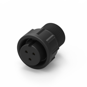 ขั้วต่อกันน้ำแบบมีสาย ขนาด B 3 ขา ทำจากทองเหลือง รุ่น IP67-5A - Product Image 1