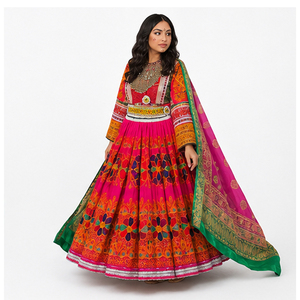 Vestidos Modestos de Moda Afgana para Mujer, Ropa Étnica Afgana Kuchi, Vestidos Afganos Kuchi para Bodas Afganas - Product Image 4