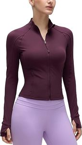 Haut de yoga pour femme, manches longues, demi-zip, couleur unie, séchage rapide, polyester et élasthanne, coupe classique, toutes saisons - Product Image 4