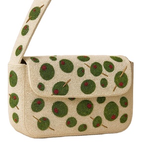 Handcrafted Beaded Evening Bag for Women with Artistic Detailing and Soft Lining Designed for Elegant Multipurpose <b>storage</b> bags - Product Image 1