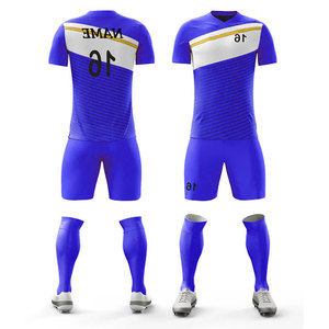 Servicio OEM Personalizado, Conjunto de Uniforme de Fútbol de Poliéster para Adultos, Sublimación con Nombre, Uniforme de Club, Equipaciones de Fútbol Multicolores - Product Image 4