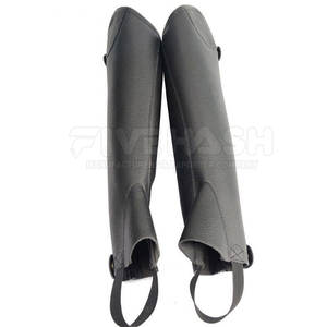 Mini Chaps de Cuero, Protector de Patas de Caballo Resistente, Cuero Liso, para Entrenamiento al Aire Libre - Product Image 6