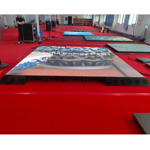 P2.9พลังงานที่มีสีสันแบบอินเทอร์แอคทีฟเต็มจอกระเบื้องตั้งพื้นแบบ LED สำหรับบูธดีเจบาร์เต้นรำ - Product Image 5