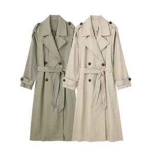 Wholesales Winter Wear Outdoor Women Long Coats Breathable Long Coats with Pockets - Product Image 3