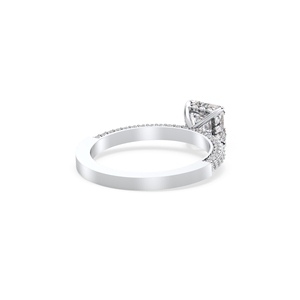Bague de fiançailles REYES, très vendue, en moissanite 1,64 carat, en argent sterling 925 plaqué or blanc 14 carats, pour femme, bijoux fins. - Product Image 4