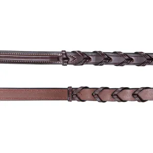 Bridon en cuir de qualité supérieure, produit équestre haut de gamme, couture personnalisée, OEM - Product Image 2