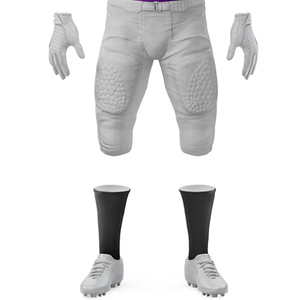 Uniformes de fútbol americano sublimados personalizados de alta calidad, producto de moda, conjunto de camiseta y pantalones cortos de fútbol americano - Product Image 5