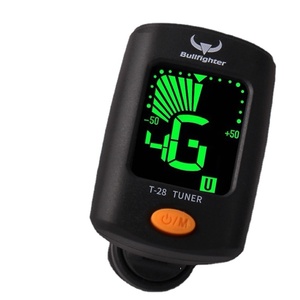 Afinador Digital <span class=keywords><strong>de</strong></span> Guitarra con Clip, Duradero, <span class=keywords><strong>de</strong></span> Plástico, con Pantalla LCD para Guitarra, Bajo, Violín, Ukelele, Modelo T-28 - Product Image 1