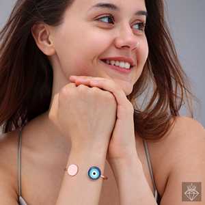 PRAO Evil Eye Bracelet Joyería corporal de moda con Eye of Protection - Product Image 4