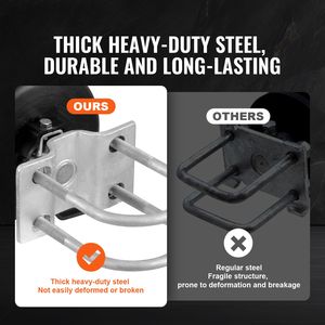Kit de portail coulissant en acier avec rainure de roue en U pour portails coulissants cantilever - Product Image 2
