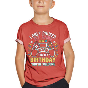 Camiseta Gráfica de Cumpleaños para Hombre de Alta Calidad, Personalizada con Tema, Logotipo Impreso Personalizado, Algodón Premium, Cuello Redondo, Manga Corta, Transpirable - Product Image 6