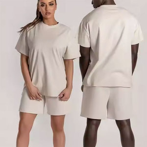 Summer New Men Casual Shorts <b>Sets</b> Short Sleeve T Shirt Shorts Solid Tracksuit <b>Set</b> Men's Clothing - Product Image 4
