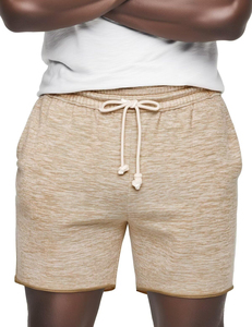 Shorts de survêtement pour hommes, nouvelle mode, en molleton de coton, décontractés pour l'été, avec cordon de serrage à la taille - Product Image 1