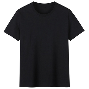 Camiseta de Hombre de Algodón Peinado de Manga Corta con Diseño de Logotipo Personalizado OEM, Impresión Frontal, Color Sólido, Secado Rápido y Transpirable - Product Image 2