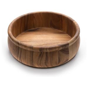 Tazón de Madera Natural para Ensaladas, Frutas, Mezclas y Decoración, Tazón de Cocina de Madera - Product Image 3