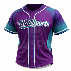 Vente en gros de kits d'uniformes de baseball personnalisés, ensemble de maillots et pantalons de baseball professionnels, fournisseur de vêtements de sport par sublimation pour équipes - Product Image 5