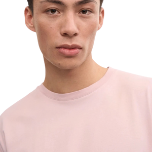 T-shirt uni à col rond et manches courtes pour homme, coupe droite classique, jersey décontracté, personnalisable, fabrication OEM, vente en gros, directement de l'usine. - Product Image 6