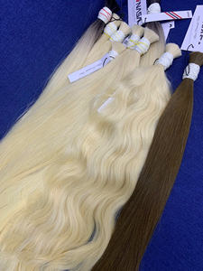 Extensiones de cabello vietnamita virgen 100% más vendidas Color claro Textura sedosa natural Sin desprendimiento Suministro a granel blanqueado - Product Image 2