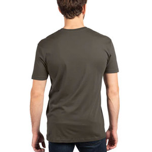 Camisetas de cuello redondo de algodón con logotipo personalizado, camisetas de cuello redondo de algodón cómodas, camiseta básica informal suave y transpirable, camiseta de cuello redondo para hombre - Product Image 6