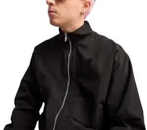 <b>Men's</b> Custom Embroidered Logo Breathable Windproof Water Resistant Outdoor Work Wear <b>Summer</b> Company Uniform Wind Shirt Stand - Product Image 2