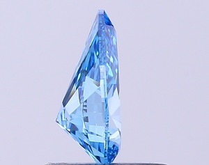 Diamante Cultivado en Laboratorio CVD en Forma de Pera, Color Azul Intenso, Claridad VVS2, Pulido Excelente, Gema Suelta de Lujo Premium - Product Image 4