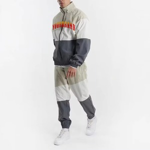 Solid Casual Winter 100% Cotton <b>Sweatpants</b> and Hoodie Lightweight Oversized Pullover Full Zip up Custom <b>Set</b> for Men - Product Image 1