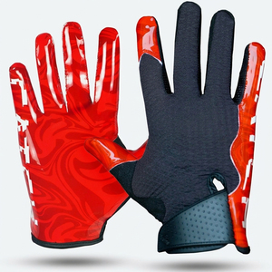 Guantes de Fútbol Americano para Receptor, Diseño de Agarre Personalizado, Color Personalizado, Guantes Deportivos - Product Image 1