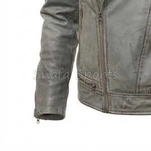 New Style Leather Jacket Classic Vintage Fashion Stylish Premium Durable Comfortable Winter Trend Modern Jackets - Product Image 4