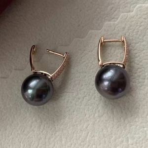 Pendientes de Plata de Ley 925 con Incrustaciones de Perlas Naturales de Alta Gama, Redondos de 11-12 mm, Frente Impecable, Sensación de Plata Gruesa - Product Image 3